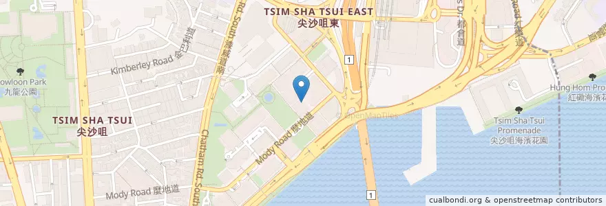 Mapa de ubicacion de 海港藥業有限公司 en الصين, غوانغدونغ, هونغ كونغ, كولون, الأقاليم الجديدة, 油尖旺區 Yau Tsim Mong District.