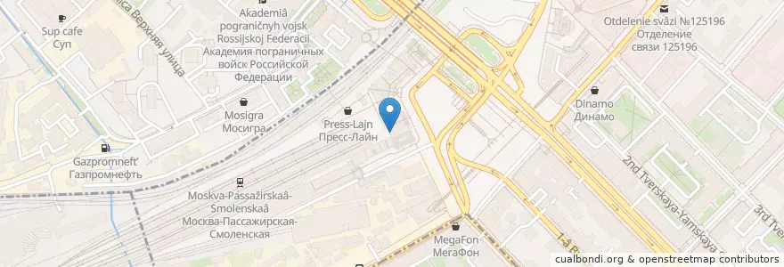 Mapa de ubicacion de Lavash & vertel en Russia, Central Federal District, Moscow, Central Administrative Okrug, Tverskoy District.