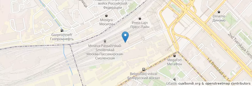 Mapa de ubicacion de Спорт экспресс en Russia, Central Federal District, Moscow, Central Administrative Okrug, Tverskoy District.