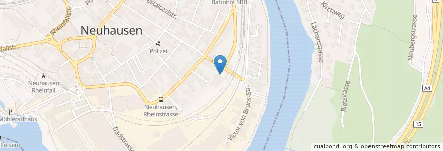 Mapa de ubicacion de CORRA Recycling en Switzerland, Zurich, Bezirk Andelfingen.