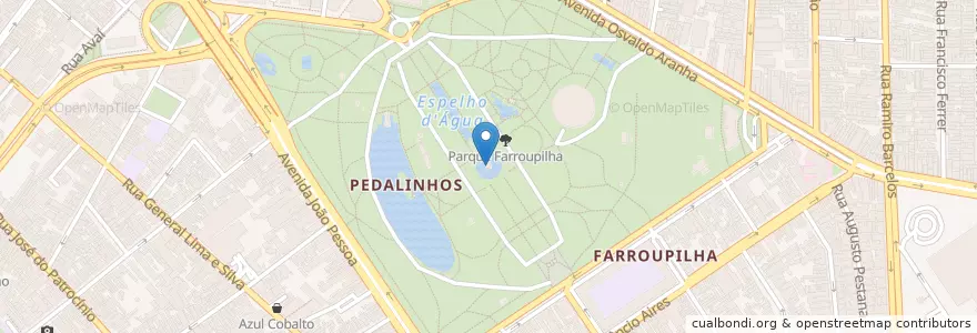 Mapa de ubicacion de Chafariz Central en Brezilya, Güney Bölgesi, Rio Grande Do Sul, Região Metropolitana De Porto Alegre, Região Geográfica Intermediária De Porto Alegre, Região Geográfica Imediata De Porto Alegre, Porto Alegre.