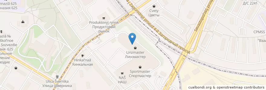 Mapa de ubicacion de Этаж en Russia, Distretto Federale Centrale, Москва, Юго-Западный Административный Округ.