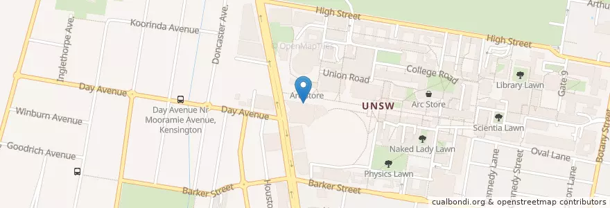 Mapa de ubicacion de Bar Navitas en استرالیا, New South Wales, Sydney, Randwick City Council.