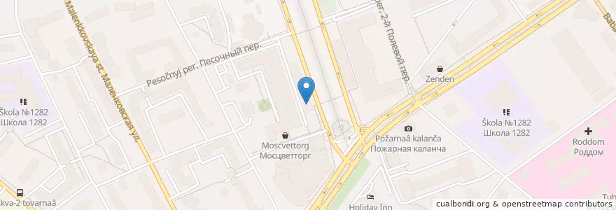 Mapa de ubicacion de Ваби Саби en 俄罗斯/俄羅斯, Центральный Федеральный Округ, Москва, Восточный Административный Округ, Район Сокольники.