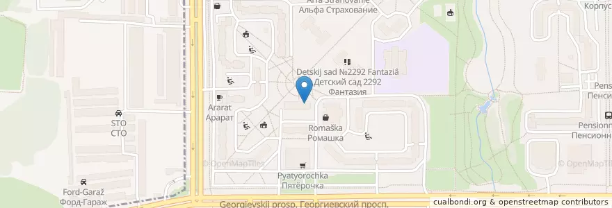 Mapa de ubicacion de Отделение связи №124365 en Russia, Central Federal District, Moscow Oblast, Moscow, Zelenogradsky Administrative Okrug, Kryukovo District.