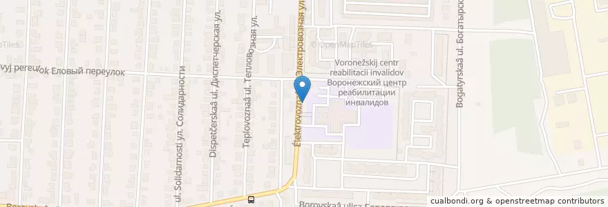 Mapa de ubicacion de Робин Сдобин en Rusland, Centraal Federaal District, Oblast Voronezj, Городской Округ Воронеж.