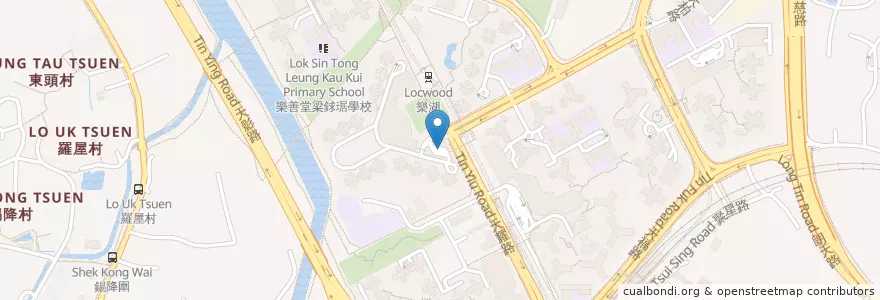 Mapa de ubicacion de 樂湖居 Locwood Court en چین, هنگ‌کنگ, گوانگ‌دونگ, 新界 New Territories, 元朗區 Yuen Long District.