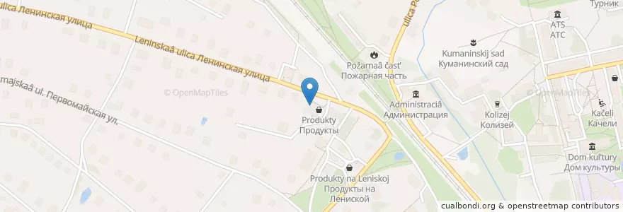 Mapa de ubicacion de Мегаполис en Russia, Central Federal District, Tver Oblast, Konakovsky District, Городское Поселение Новозавидовский.