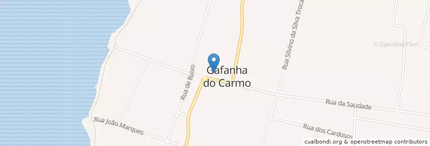 Mapa de ubicacion de Igreja da Gafanha do Carmo en البرتغال, آويرو, الوسطى, فوغا السفلى, Ílhavo, Gafanha Do Carmo.
