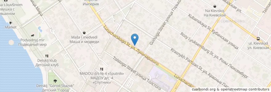 Mapa de ubicacion de ПроКофий en روسيا, منطقة فيدرالية جنوبية, منطقة كراسنودار, Городской Округ Геленджик.