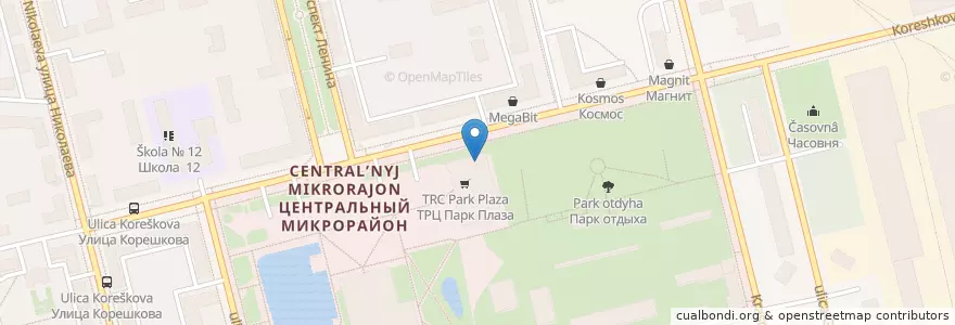 Mapa de ubicacion de Макдоналдс en 俄罗斯/俄羅斯, Центральный Федеральный Округ, 莫斯科州, Городской Округ Электросталь.