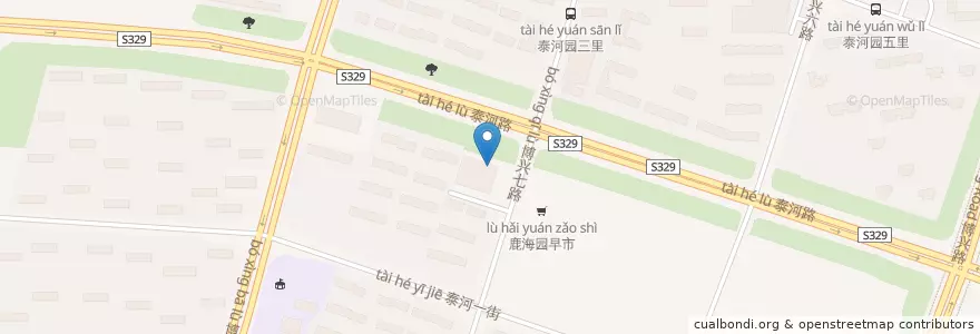 Mapa de ubicacion de 老家肉饼 en 中国, 北京市, 河北省, 大兴区.