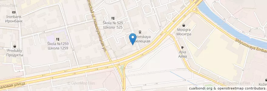 Mapa de ubicacion de ДжонДжоли en Rusia, Центральный Федеральный Округ, Москва, Центральный Административный Округ, Район Замоскворечье.