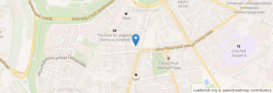 Mapa de ubicacion de Лукум en Rusia, Приволжский Федеральный Округ, Óblast De Nizhni Nóvgorod, Городской Округ Нижний Новгород.