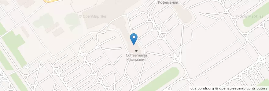 Mapa de ubicacion de Кофемания en Rusia, Центральный Федеральный Округ, Московская Область, Городской Округ Домодедово.