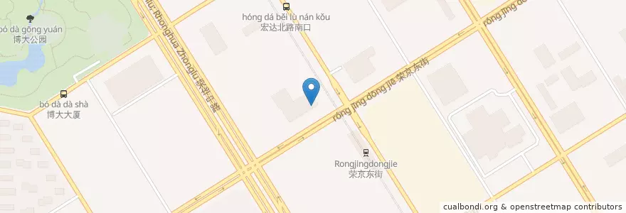Mapa de ubicacion de 兴业银行 en Китай, Пекин, Хэбэй, Район Дасин.