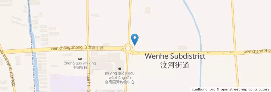 Mapa de ubicacion de 工商银行ATM en China, Yangzhou, Jiangsu, 广陵区 (Guangling).