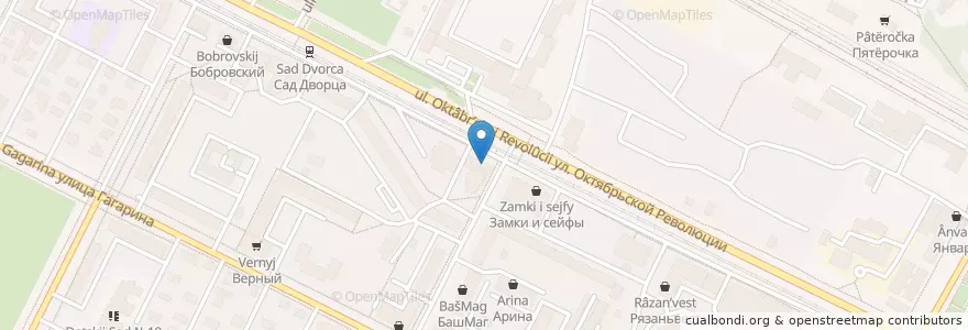 Mapa de ubicacion de Отделение связи №140408 en Rusia, Центральный Федеральный Округ, Московская Область, Коломенский Городской Округ.