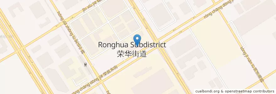 Mapa de ubicacion de 华夏银行 en 中国, 北京市, 河北省, 大兴区.