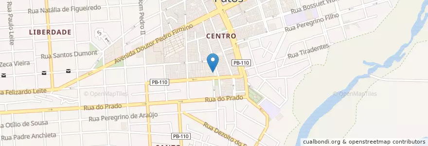 Mapa de ubicacion de Infernos Bar en Brezilya, Kuzeydoğu Bölgesi, Paraíba, Região Metropolitana De Patos, Região Geográfica Intermediária De Patos, Região Geográfica Imediata De Patos, Patos.