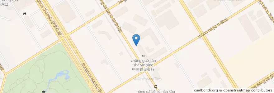 Mapa de ubicacion de 大连银行 en Cina, Pechino, Hebei, 大兴区.
