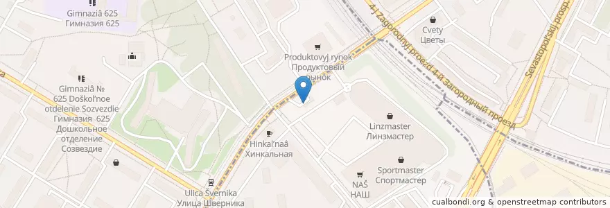 Mapa de ubicacion de Руспетрол en روسيا, Центральный Федеральный Округ, Москва, Юго-Западный Административный Округ, Академический Район.