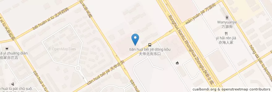 Mapa de ubicacion de 锦府盐帮 en 중국, 베이징시, 허베이성, 다싱구.