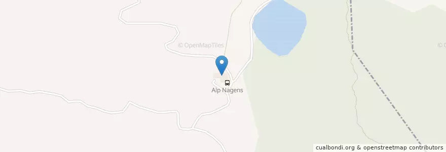 Mapa de ubicacion de Alp Nagens en سويسرا, غروبندن, Surselva, Laax.