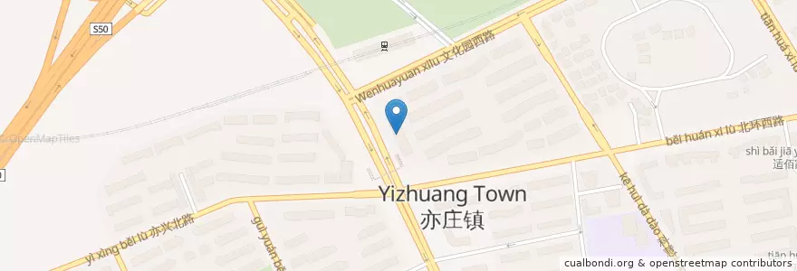 Mapa de ubicacion de 永和豆浆 en 中国, 北京市, 河北省, 大兴区.