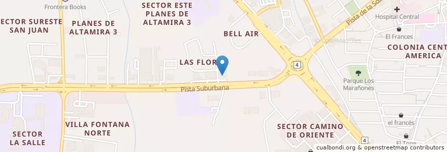 Mapa de ubicacion de Restaurante Excelencia Sushi en Nicaragua, Departamento De Managua, Managua (Municipio).