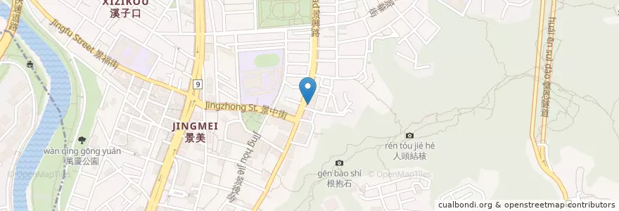 Mapa de ubicacion de 宰鍋精緻小火鍋 en 臺灣, 新北市, 臺北市, 文山區.