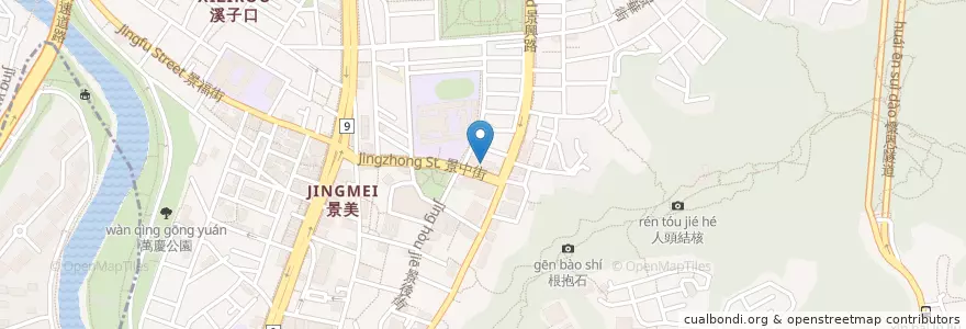 Mapa de ubicacion de 石水產火鍋 en 臺灣, 新北市, 臺北市, 文山區.