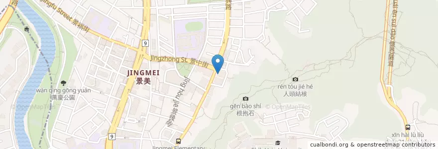 Mapa de ubicacion de 必勝客歡樂吧 en Tayvan, 新北市, Taipei, 文山區.