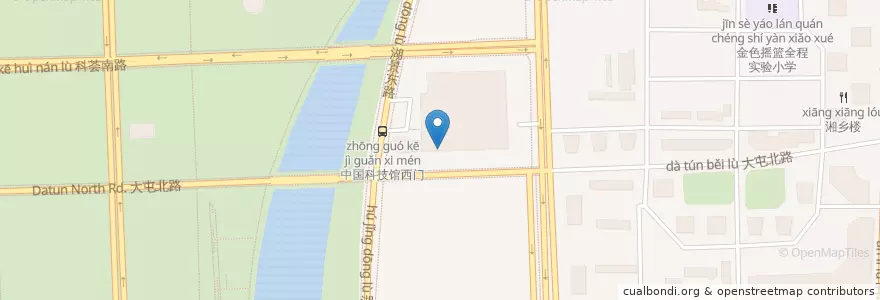 Mapa de ubicacion de 科技馆影院 en 중국, 베이징시, 허베이성, 朝阳区 / Chaoyang.
