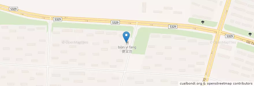 Mapa de ubicacion de 便宜坊 en China, Peking, Hebei, 大兴区.