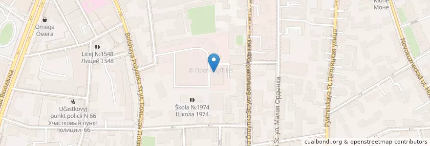 Mapa de ubicacion de Correa's en روسیه, Центральный Федеральный Округ, Москва, Центральный Административный Округ.