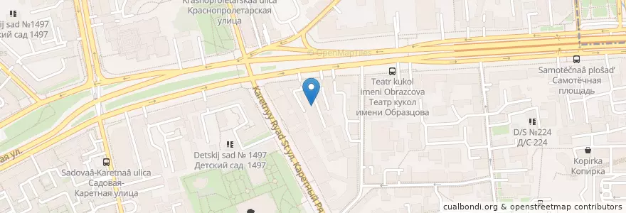 Mapa de ubicacion de Delicatessen en Rusia, Центральный Федеральный Округ, Москва, Центральный Административный Округ, Тверской Район.