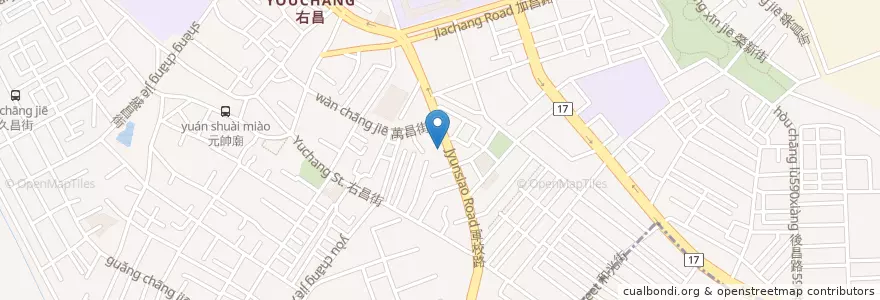 Mapa de ubicacion de 麻辣工坊 en Taïwan, Kaohsiung, 楠梓區.