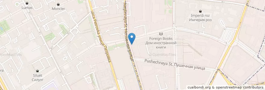 Mapa de ubicacion de Il Forno en Rússia, Distrito Federal Central, Москва, Центральный Административный Округ, Тверской Район.
