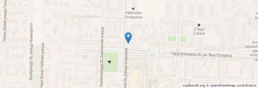 Mapa de ubicacion de Автомойка en Russia, South Federal District, Krasnodar Krai, Krasnodar Municipality.