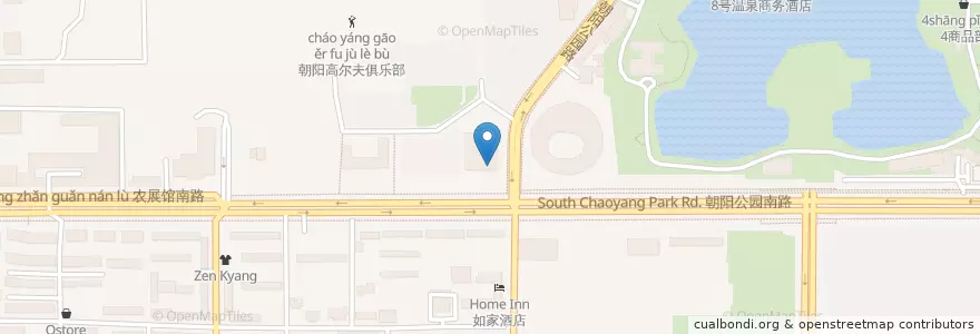 Mapa de ubicacion de 招商银行 en 中国, 北京市, 河北省, 朝阳区 / Chaoyang.