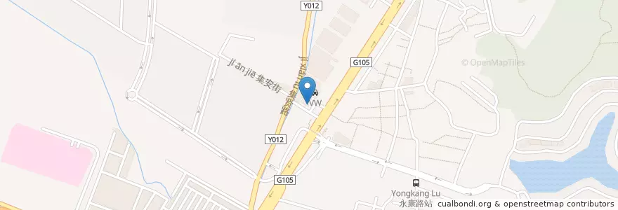 Mapa de ubicacion de 肯德基(白云永泰餐厅) KFC en الصين, غوانغدونغ, 广州市, 白云区.