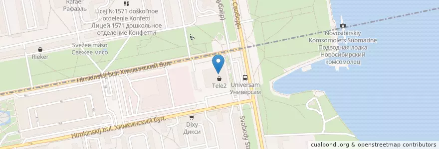 Mapa de ubicacion de Фармадар en 俄罗斯/俄羅斯, Центральный Федеральный Округ, Москва, Северо-Западный Административный Округ.