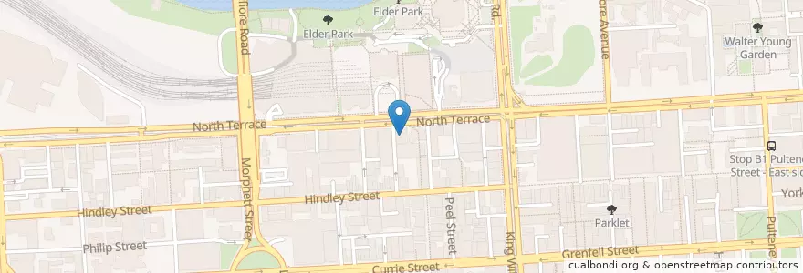 Mapa de ubicacion de The Strathmore en Australia, South Australia, Adelaide, Adelaide City Council.