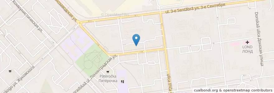 Mapa de ubicacion de Сбербанк en روسيا, Центральный Федеральный Округ, Липецкая Область, Городской Округ Липецк.