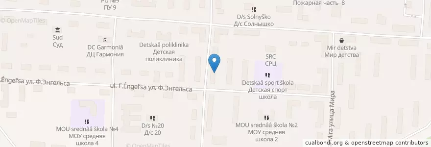 Mapa de ubicacion de Сбербанк en Rusland, Centraal Federaal District, Oblast Moskou, Городской Округ Шатура, Городской Округ Рошаль.