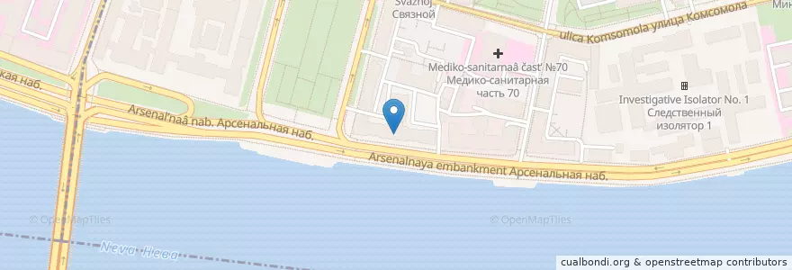Mapa de ubicacion de Концертный зал «У Финляндского» en Russia, Northwestern Federal District, Leningrad Oblast, Saint Petersburg, Финляндский Округ.