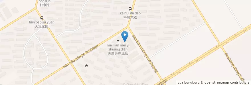 Mapa de ubicacion de 滇西小镇 en China, Pequim, Hebei, 大兴区.