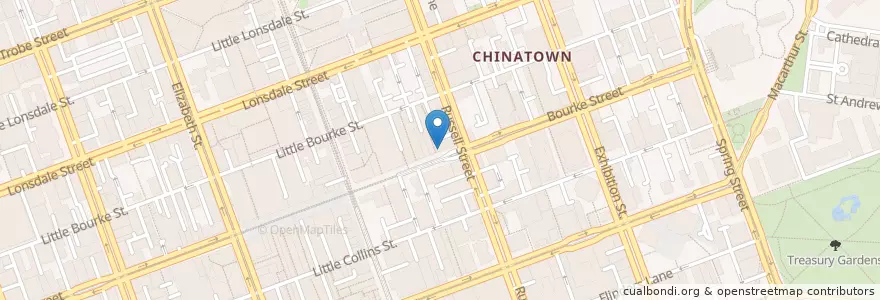 Mapa de ubicacion de Nitro Lab en Австралия, Виктория, City Of Melbourne.