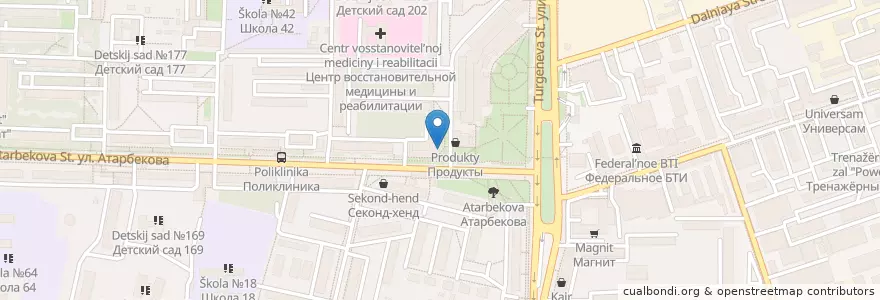 Mapa de ubicacion de Ригла en Rusia, Южный Федеральный Округ, Краснодарский Край, Городской Округ Краснодар.